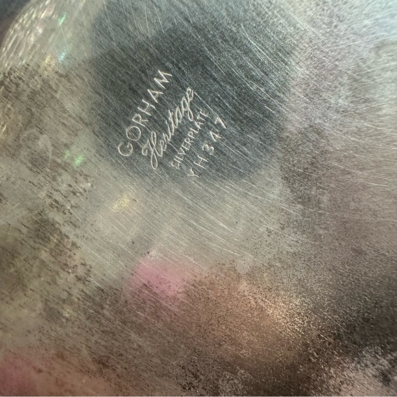 vintage Gorham Silverplate Heritage chaffing Dish with stand YH347 - Picture 5 of 11